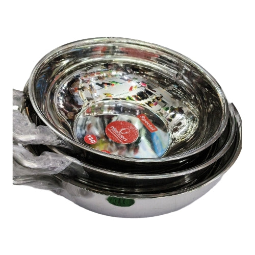 Beading Stainless Steel Kadai – Durable Cookware