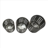 Stainless Steel Leaf Hole Cutlery Holder, Spoon Holder, Pen Holder, Brush Stand (Round)
