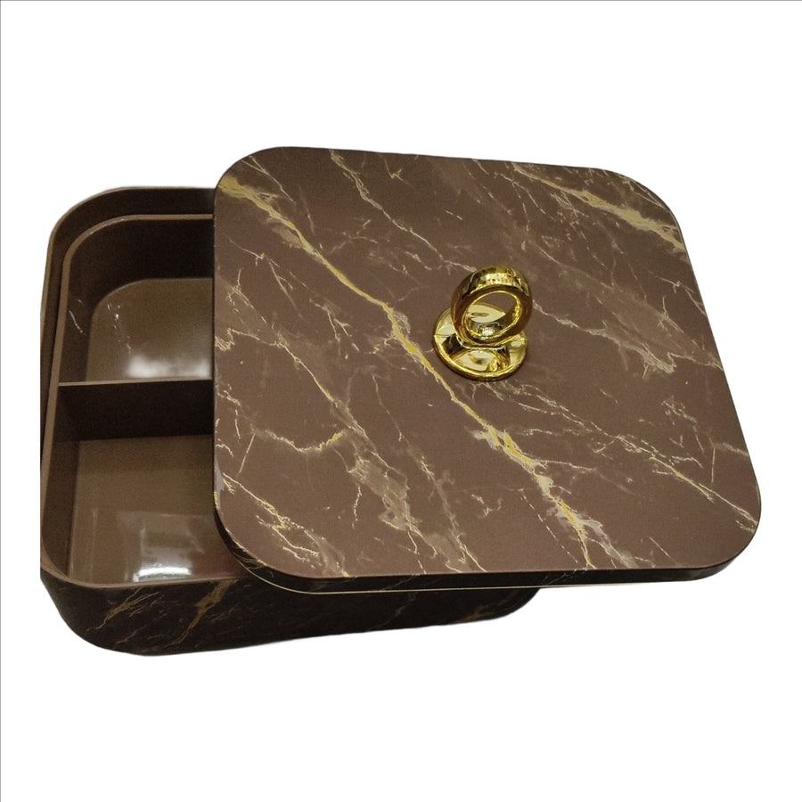 4 Compartment Revolving Multipurpose Dry Fruit Air Tight Storage Container