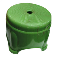 Round Strong Plastic Bathroom Stool ( 24.5 CM H / 28 CM W) (Pack of 1)
