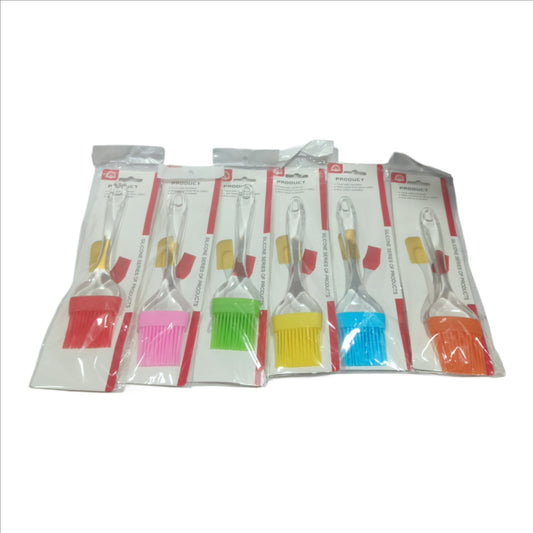 Kitchen Tool Silicone Flat Pastry Oil Cooking Brush for Grilling, Paratha Making, Tandoor, Baking