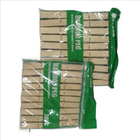Wooden Clips Bamboo Cloth Pegs Set of 20 Clips