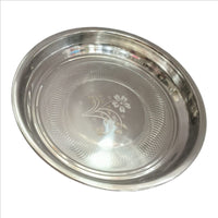 Heavy Duty Stainless Steel Plate Set (6 Pc) for Home & Gifting