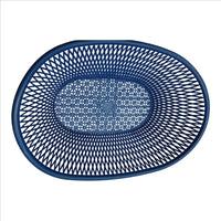 (Set of 1) Oval Plastic Storage Food Baskets