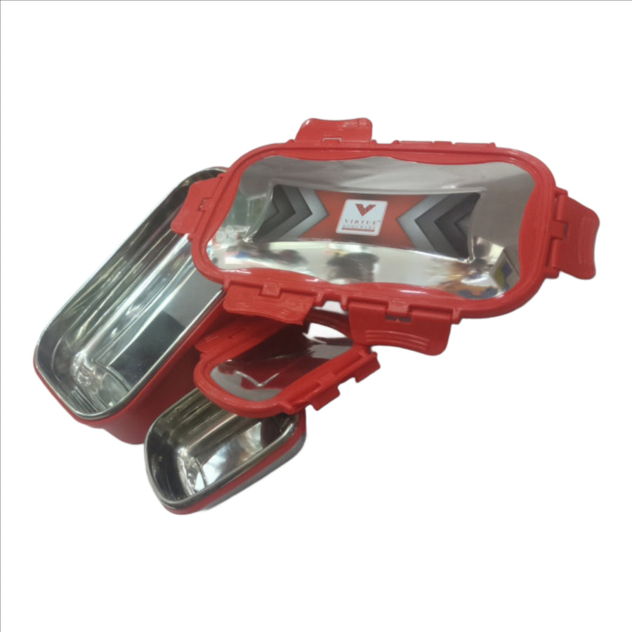 Stainless Steel Lunch Box Set -(Dishwasher Safe | Air Tight Container)