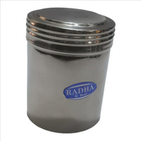 Stainless Steel Vertical Canisters/Ubha Dabba/Storage Containers