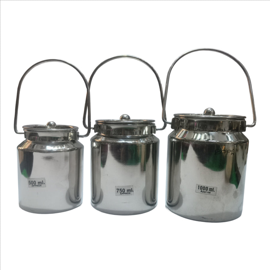 Stainless Steel Milk/Oil/Ghee Storage Container