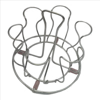 Puno Stainless Steel Glass Stand/Lotus Glass Stand/Glass Holder for Kitchen Dining Table(6 Glass Stand)