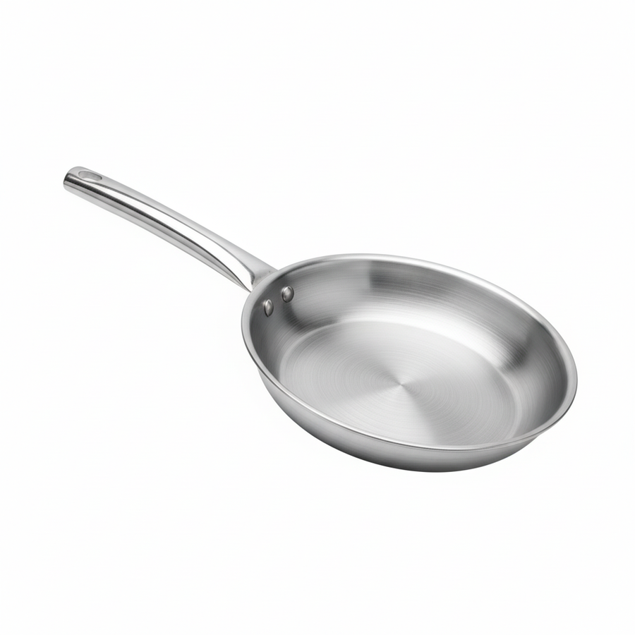 VIRTUE TRI-PLY STAINLESS STEEL FRY PAN (22cm)