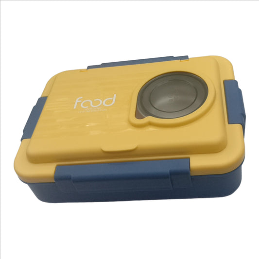 Stainless Steel Bento Lunch Box, 3 Compartments, Insulated Tiffin Box