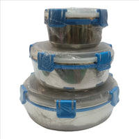 Stainless Steel Leak Proof Easy Lock & Lock Lunch Box | Food Storage Tiffin Containers with Lid