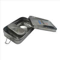 Stainless Steel Food Pack Lunch Box for School/Office, Steel Tiffin Box with Locking Clip