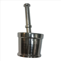 Stainless Steel Okhli Masher, Mortar and Pestle Set for Kitchen